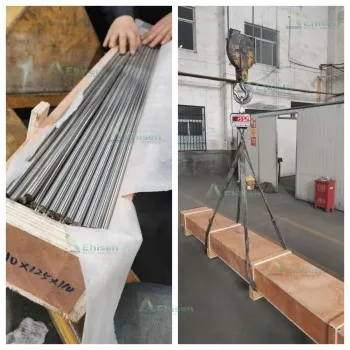 Titanium clad copper rod Packing Titanium clad copper rod Packing